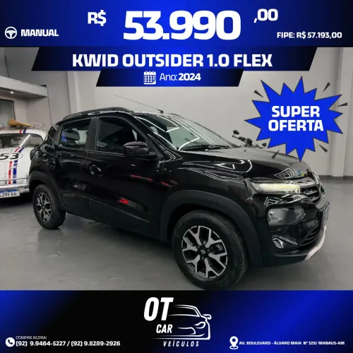 Renault Kwid Outsider 1.0 Flex 12V 5P Mec. 2024