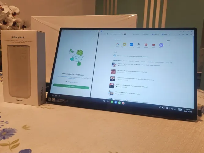 MONITOR PORTÁTIL 16" Touch-Screen LED IPS HDR (ACEITO TROCAS)