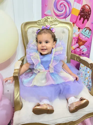 Vestido para festa de 1 ano 