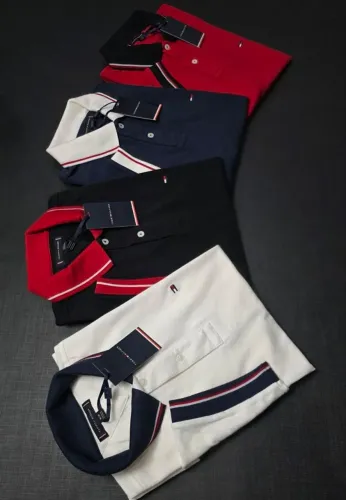 Camisa polo Tommy American - listras 