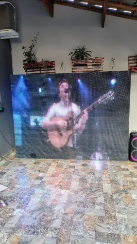 Painel de led outdoor P8 completo 