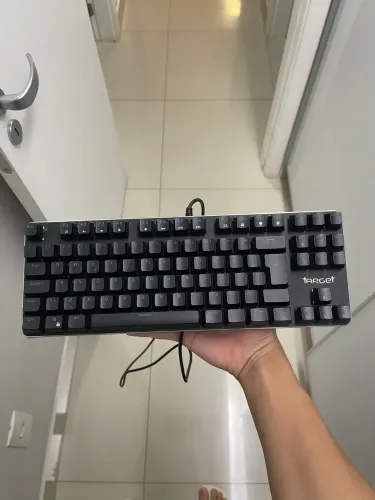 Teclado 70% rgb switch azul