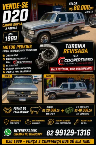 Chevrolet D-20 S / Luxe 3.9/4.0 T.diesel 1989