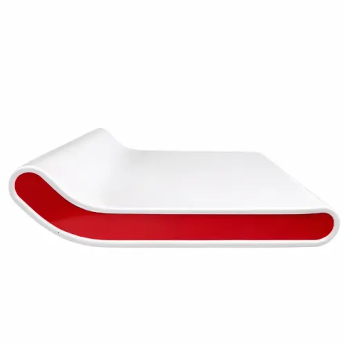 Assento para Banqueta Alta de Cozinha Branco com Rosa