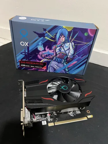 PLACA DE VÍDEO RX 550 4GB NOVA