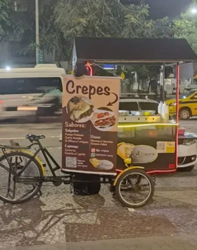 Foodbike, perfeita, vendo ou troco por bicicleta elétrica
