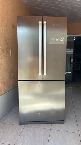 Geladeira Brastemp inox