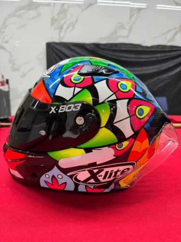 CAPACETE X-LITE NOLAN X-803 RS ULTRA CARBON CHAZ DAVIES - Colorido