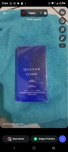 Perfume masculino Quasar classic