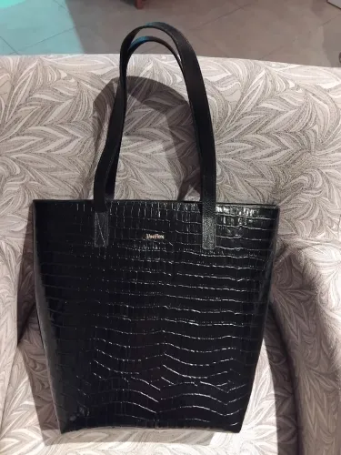 Bolsa preta couro USAFLEX