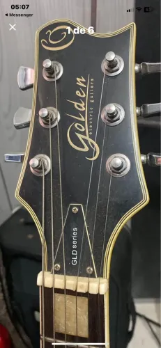 Guitarra golden les paul 