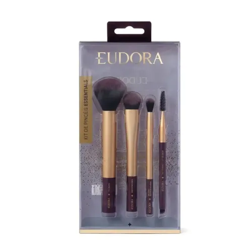 Kit de pincéis Eudora novo sem uso