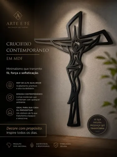 Crucifixo de MDF