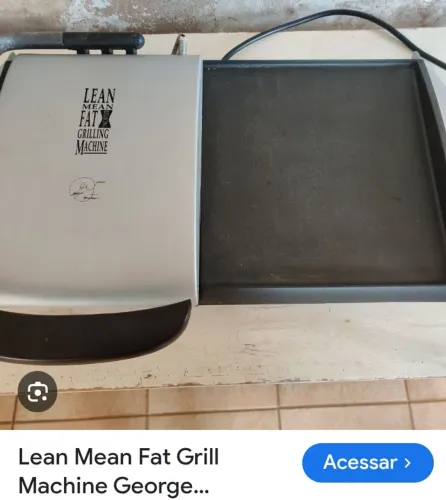 Grill para hambúrguer e muito mas