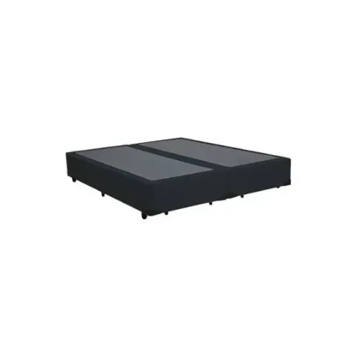 Cama Base Box Casal Preto Corino 