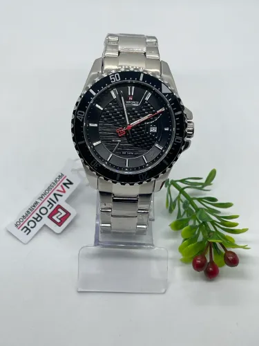 Relógio Masculino Naviforce 9191 Aço Inox Luxo Esportivo Alta Precisão