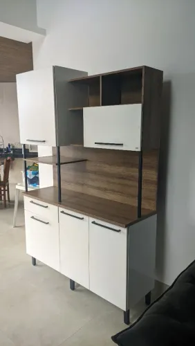 Cozinha Itatiaia Bali 140cm p/ Apartamento - Muito Conservada