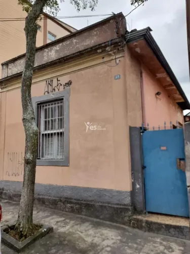 Terreno à venda com casa antiga em Santo André, Vila Assunção REF: 17541