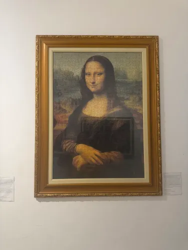 Quadro Obra de Arte com Moldura - Quebra Cabeça