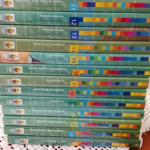 Curso de História da Filosofia - Olavo de Carvalho - 23 DVDs originais usados