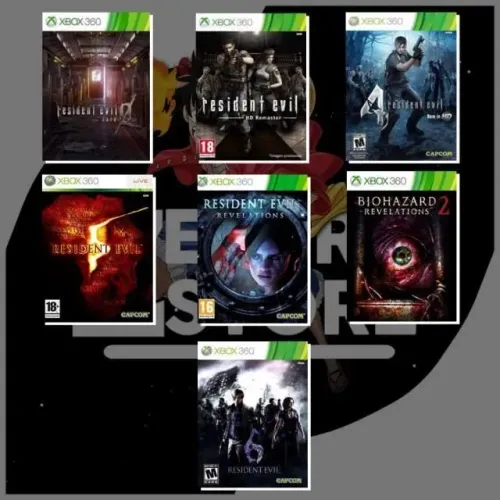Combo de Resident Evil Xbox 360 Jogo em Mídia Digital