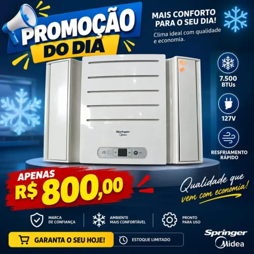 AR CONDICIONADO SPRINGER MIDEA NOVO