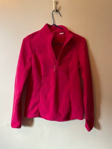 Jaqueta de frio rosa