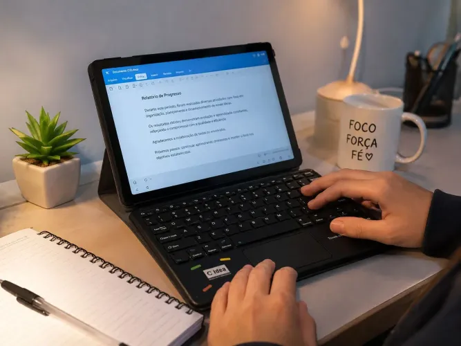 Tablet C Idea CM10500 Plus + Kit Completo (Teclado, Caixa de Som e Relógio