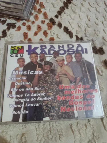 CD BANDA KADOSHI - REVISTA SOM DO CÉU - RELÍQUIA COLECIONADORES GOSPEL