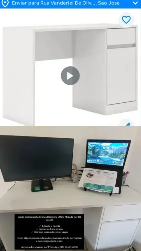 Vendo cama, escrivaninha e guarda roupa