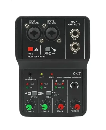Interface de Audio USB NOVA Teyun Q12