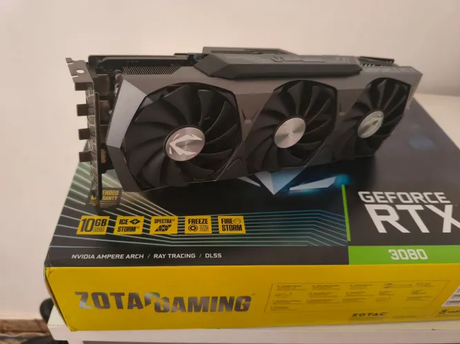 Oportunidade Placa Vídeo RTX 3080 RGB Zotac Trinity Impecável