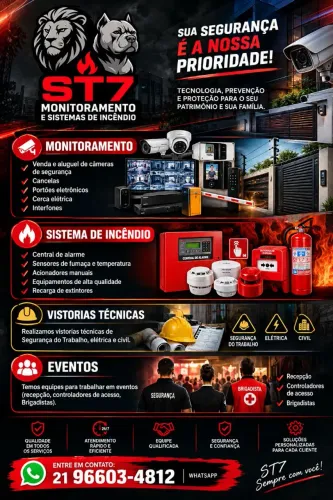 ST7 Monitoramento e Sistemas de Incêndio