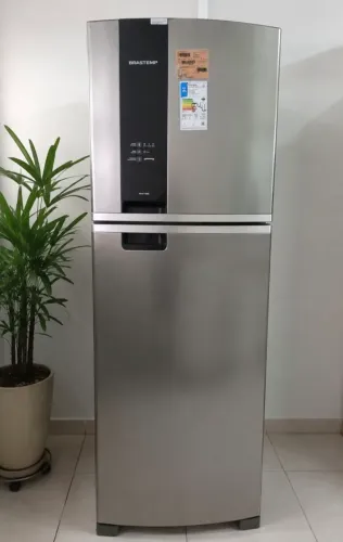 Geladeira Brastemp Frost Free Duplex Inox BRM55FK - 463 Litros<br>