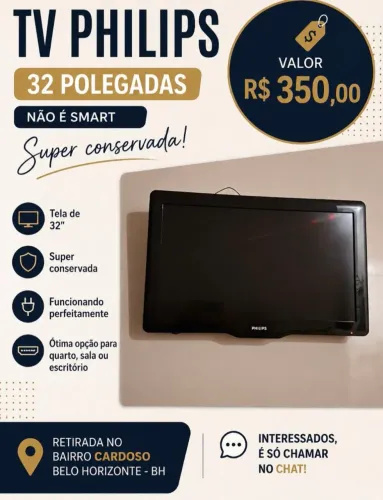 Tv 32 polegadas philips