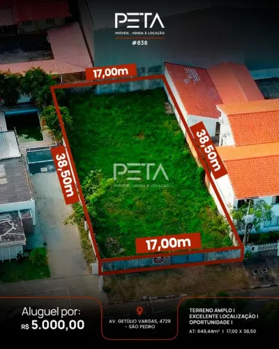 Lote/Terreno, São Pedro - Boa Vista