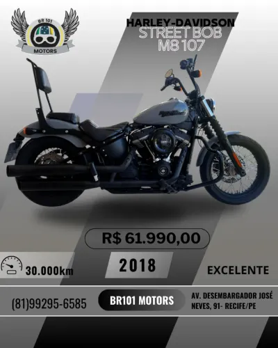 Street Bob 2018 Motor M8 107