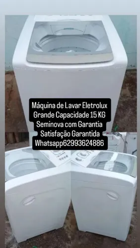 Máquina de lavar Eletrolux Grande Capacidade Garantia e Parcelamento no cartão