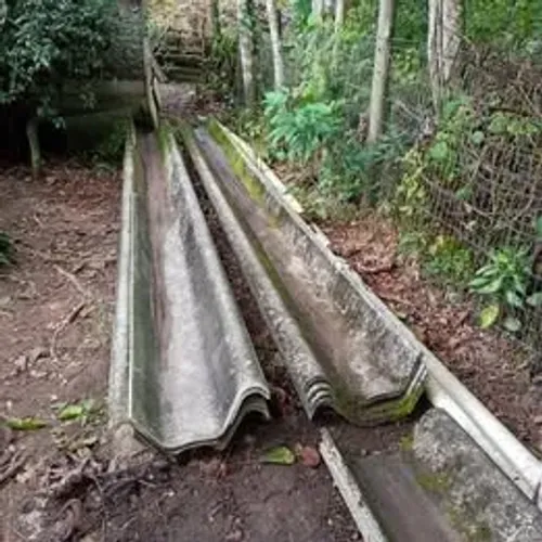 Telha calhetão Eternit 6,50m X 0,50m e 4,50m X 0,50m