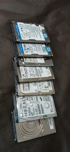 Lote de 7 hd hds 320gb 2.5 estados 100% ok notebook Playstation xbox games 