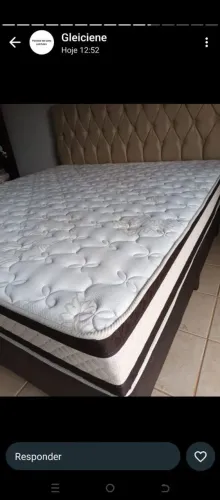 Cama casal com colchão d45