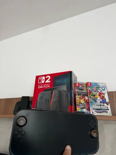Nintendo Switch 2 256GB +256GB + 2 Jogos + Película