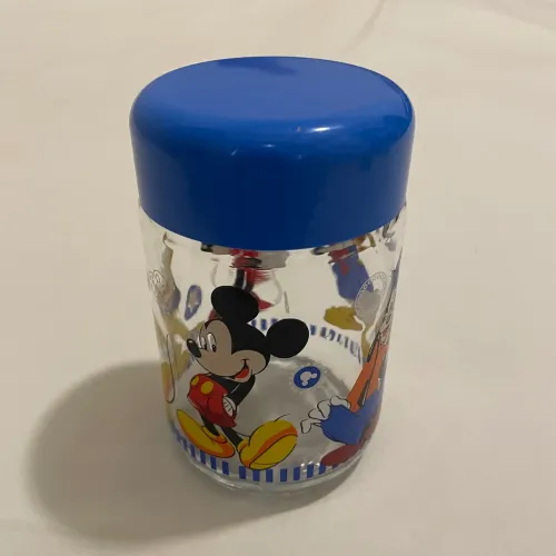 Pote de vidro personagens Disney 500ml