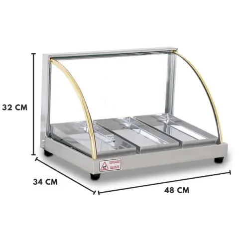 Estufa para Salgado com 3 Bandejas 220 V