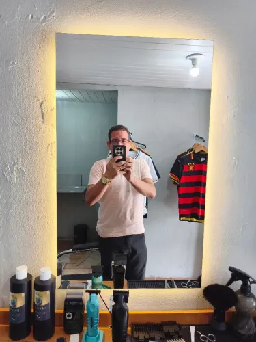 Espelho com luz led