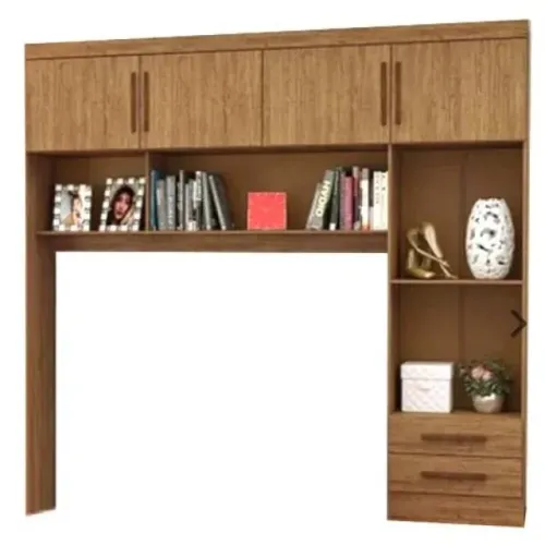 Guarda Roupa Modulado 4Pts 2Gvs Cinamomo Carioca - Entrega Rápida! 