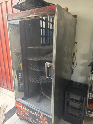 Máquina para assar frango, costela, peixe etc?