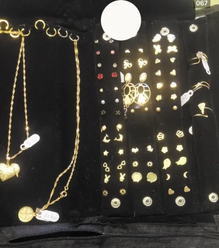 Estojo de folheados a ouro barato 