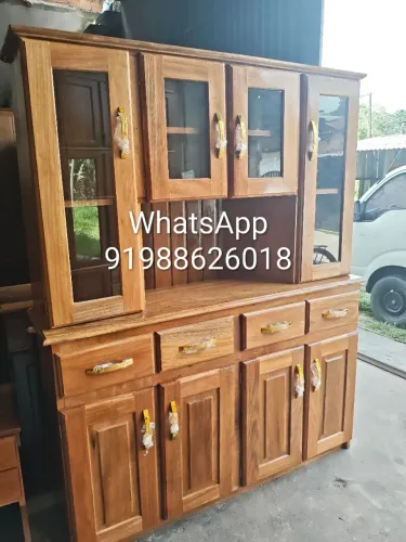 Armário de cozinha 4 portas todo em madeira de lei entrega grátis.