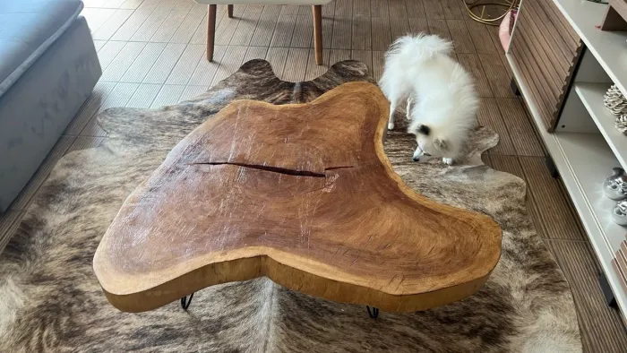 Mesa de centro rústica 